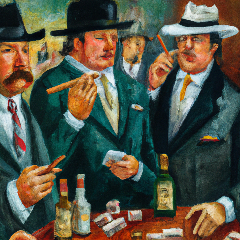 Cigars, Booze, Money: How a Lobbying Blitz Made Sports Betting Ubiquitous, oil painting