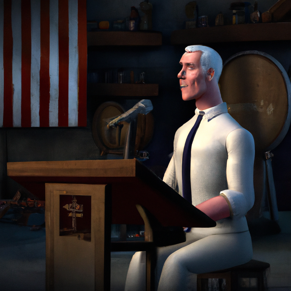 Mike Pence Plays to the G.O.P. Base From a Times Stage, digital art
