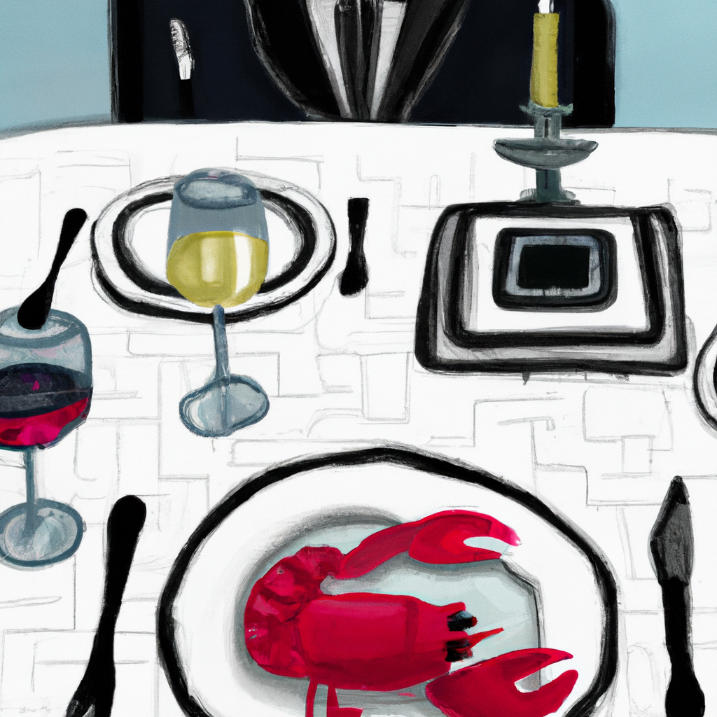 What to Expect at the State Dinner Table: Lobster, Wine and a Reset Button, cubist painting