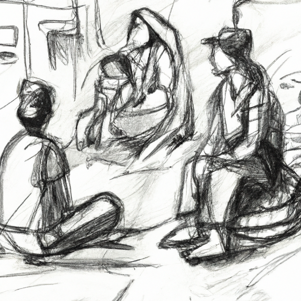 For Families and Detainees in Russian-Occupied Areas, a Grim Wait, sketch