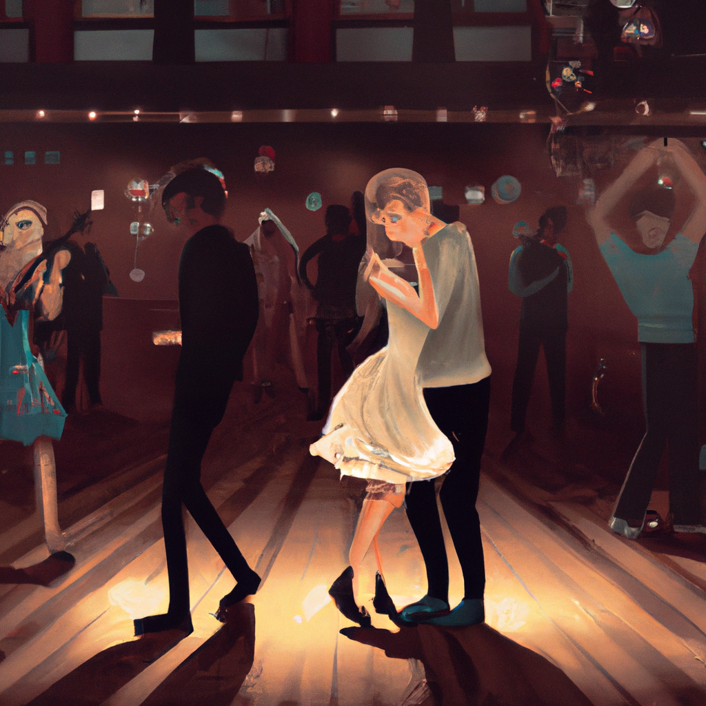 A celebration turned into a nightmare for one couple on the dance floor., digital art