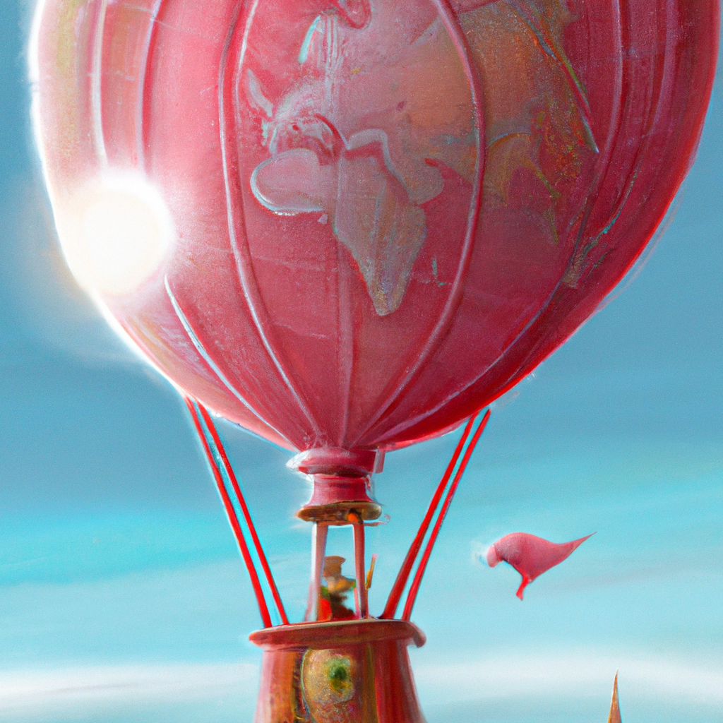 Blinken Postpones Trip to China After Balloon Is Detected Over U.S., digital art