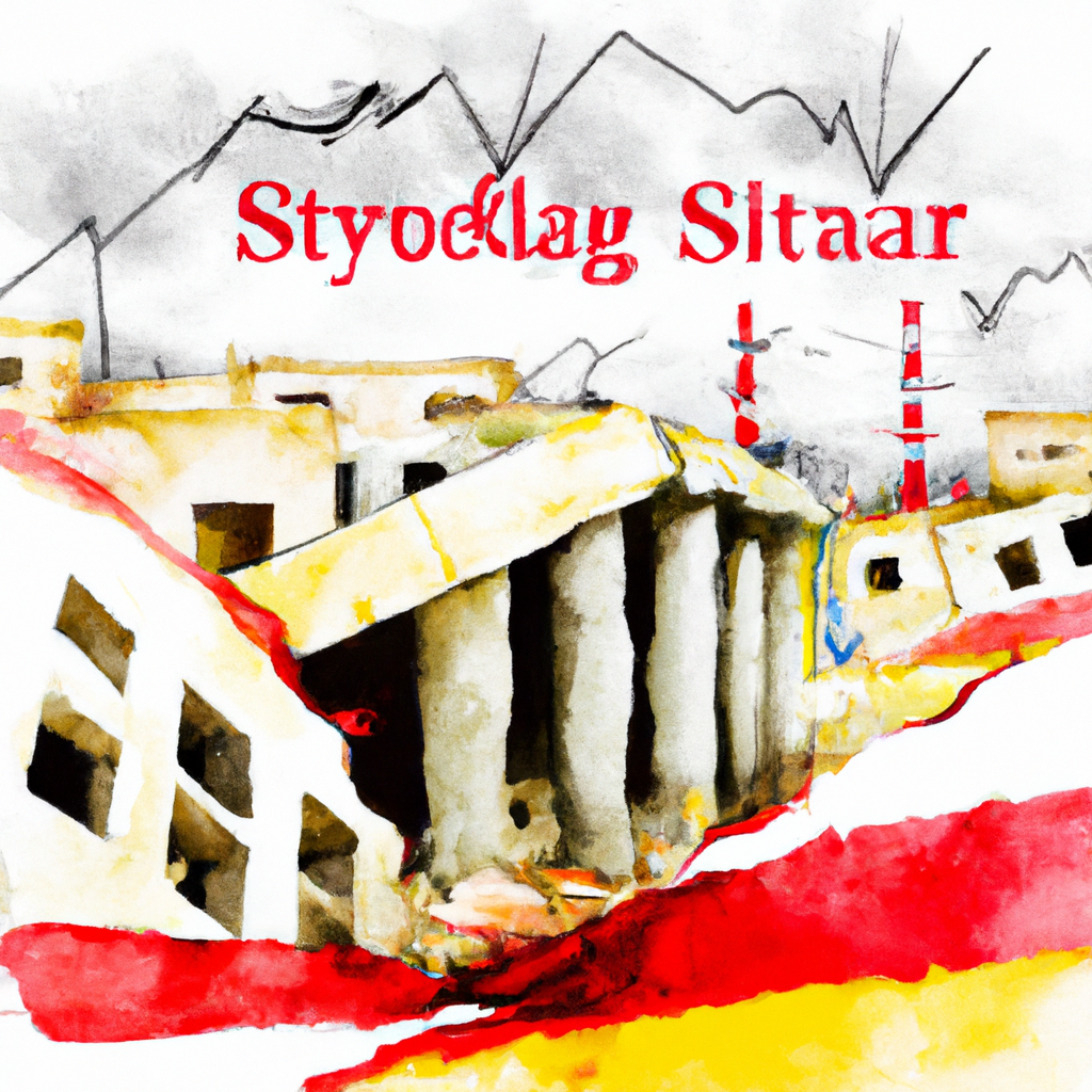 Earthquake Strikes Syrian Region Already Mired in Humanitarian Crisis, watercolor painting