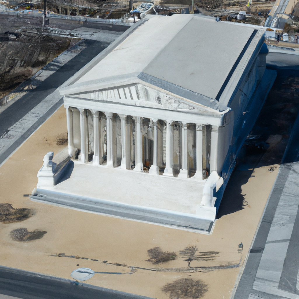 The State of the Union can be a trial for some Supreme Court justices., aerial photo