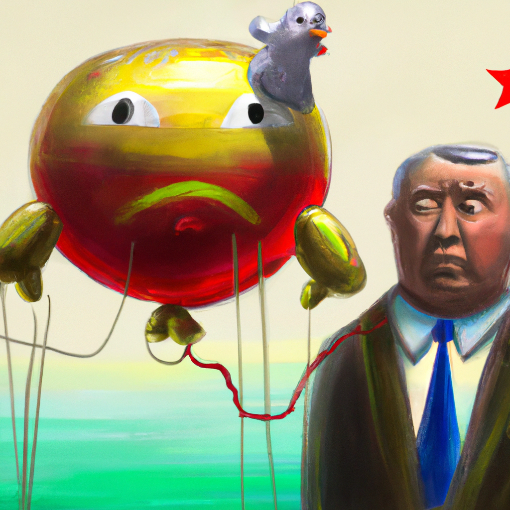 ‘Not Just a Silly Balloon’: Dismay and Fear Over Another U.S.-China Clash, digital painting