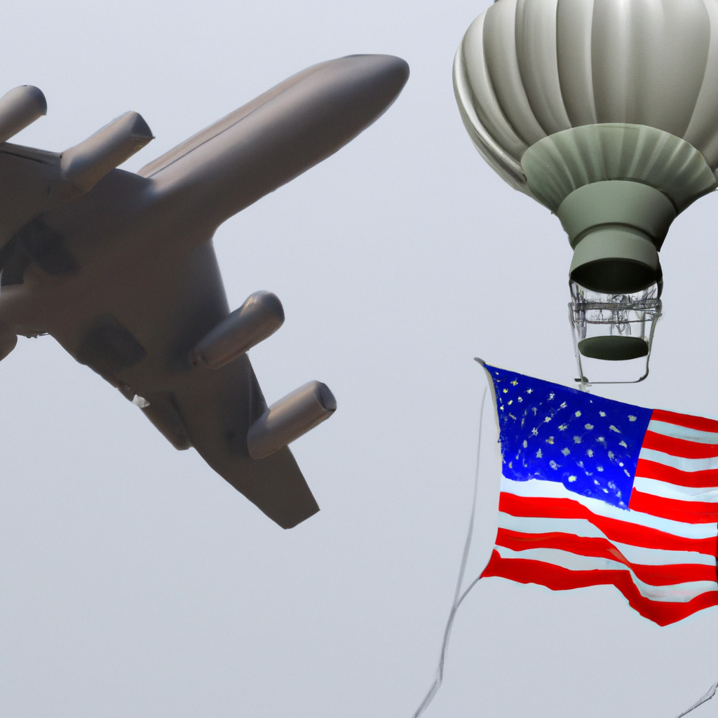 U.S. and China Vie in Hazy Zone Where Balloons, U.F.O.s and Missiles Fly, stock photo