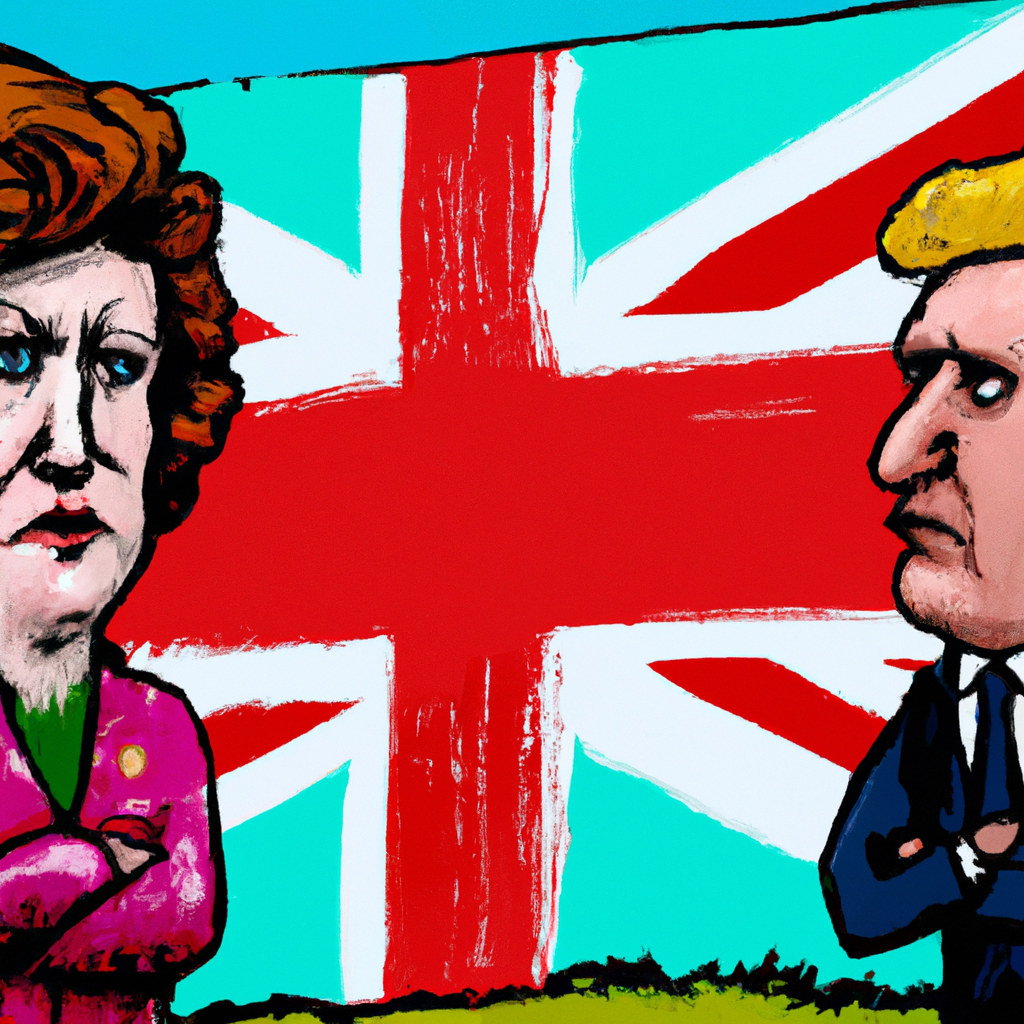 To Heal Brexit Wound, U.K. and E.U. Strike a Northern Ireland Trade Deal, digital art
