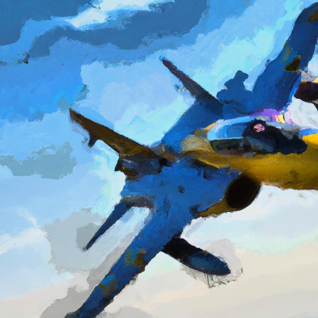 Whirring Into Action in Ukraine’s Skies, digital painting