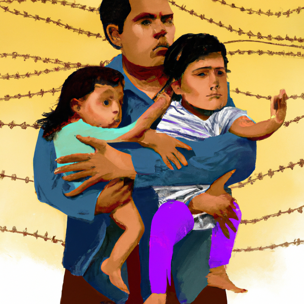 U.S. Is Said to Consider Reinstating Detention of Migrant Families, digital art