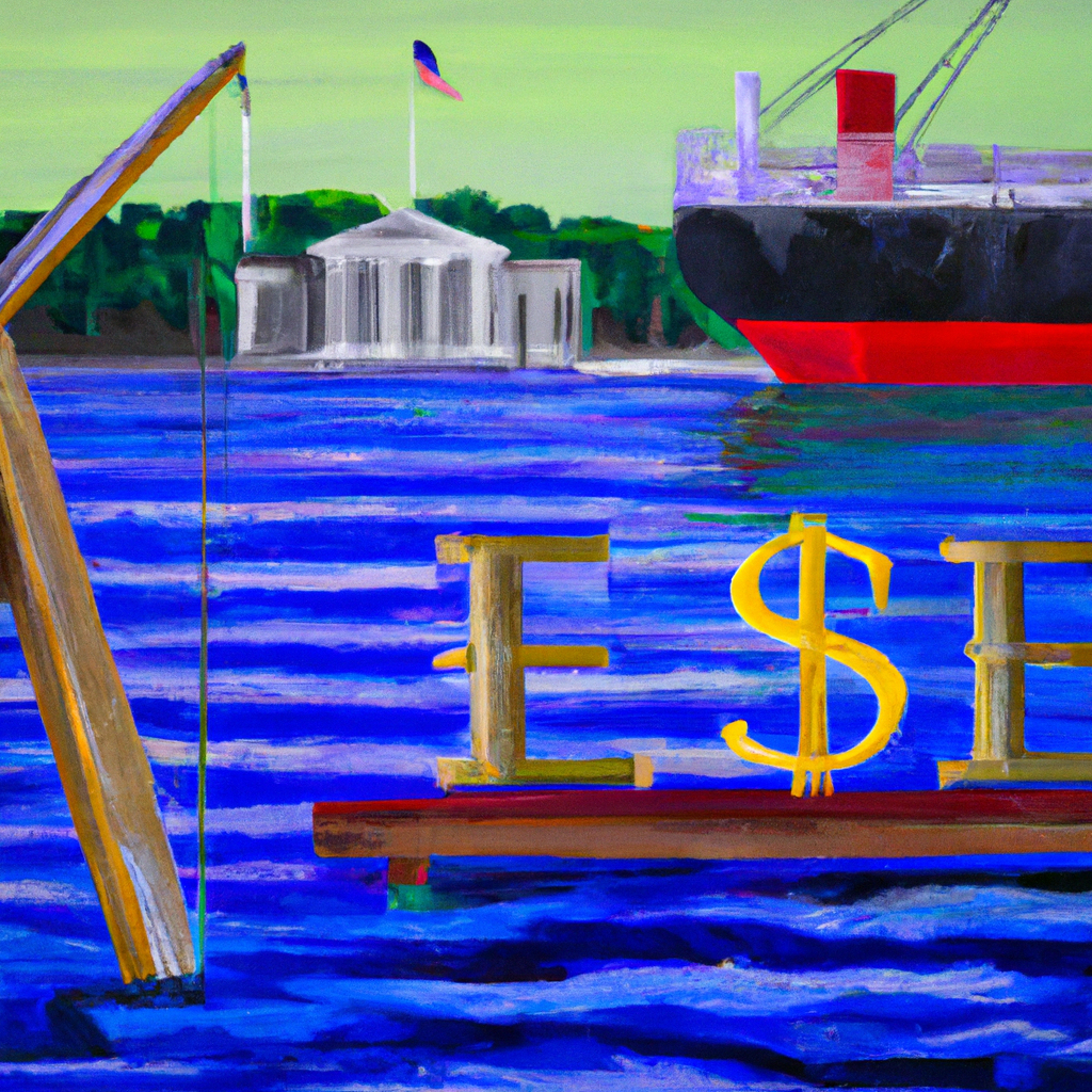 Federal Reserve and Global Central Banks Act to Shore Up Dollar Access, oil painting