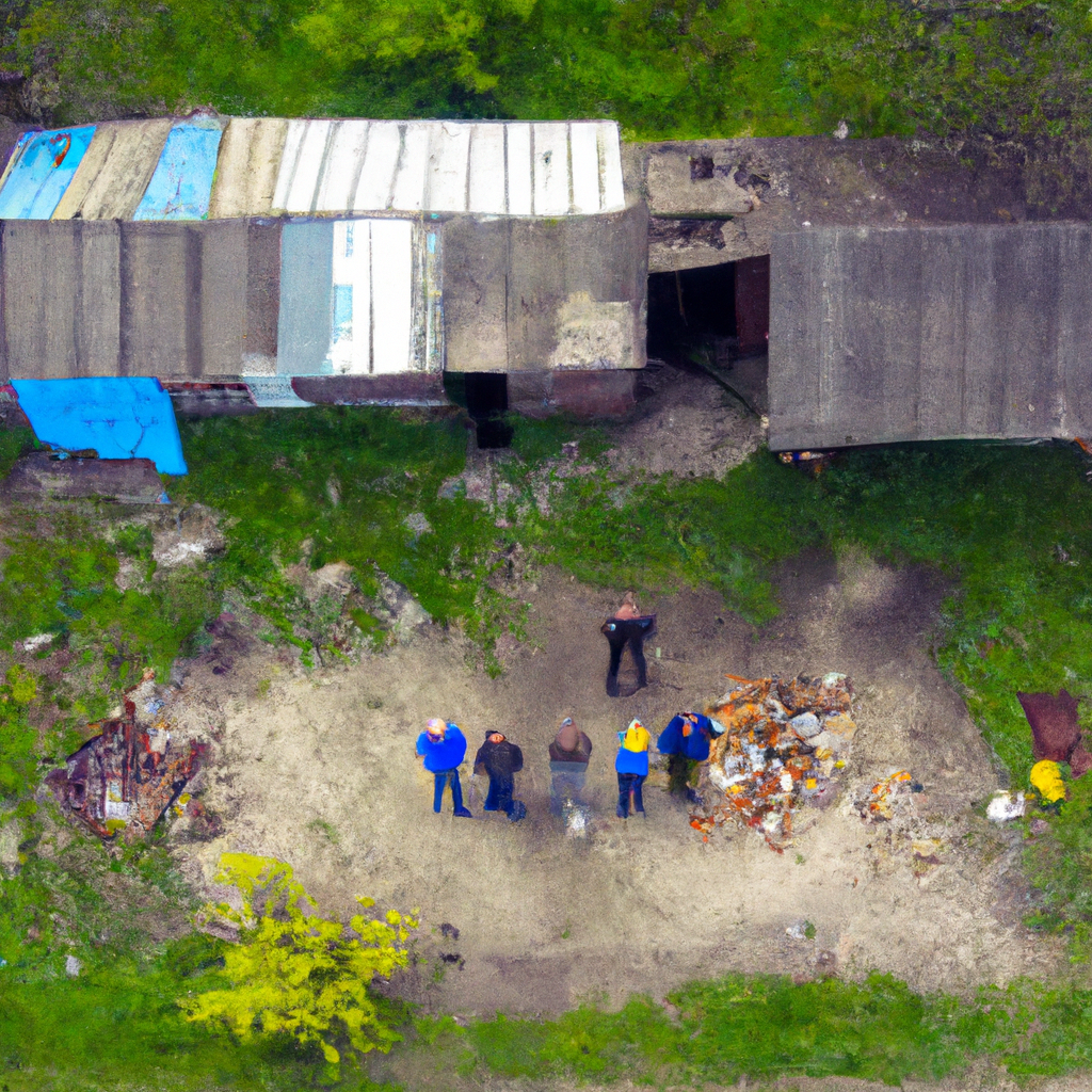Stolen Valor: The U.S. Volunteers in Ukraine Who Lie, Waste and Bicker, aerial photo