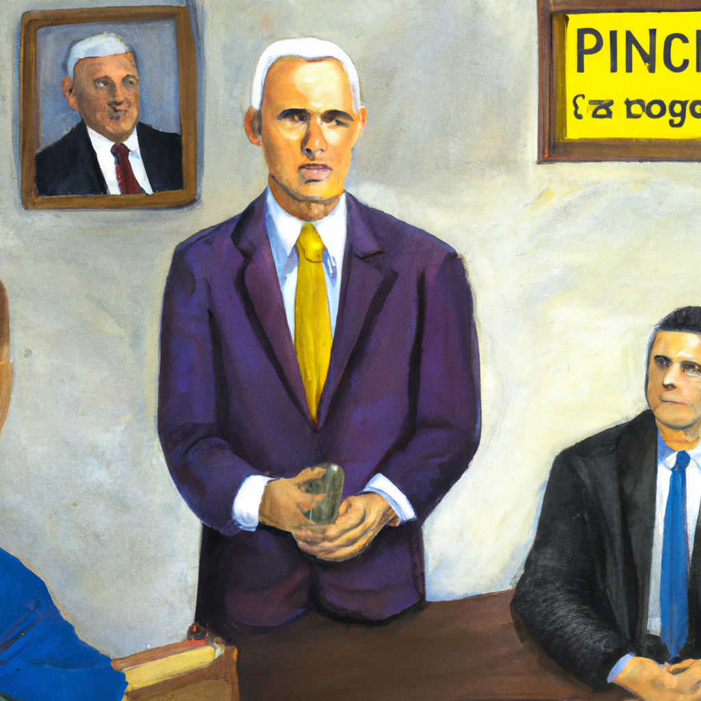 Pence Must Testify to Jan. 6 Grand Jury, Judge Rules, oil painting