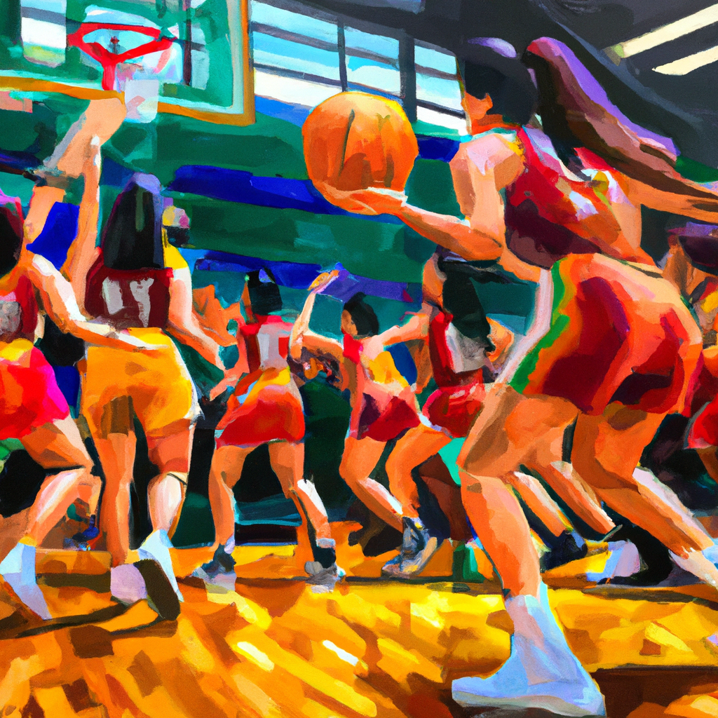 This Is Not a Moment in Women’s Basketball. It’s Momentum., oil painting