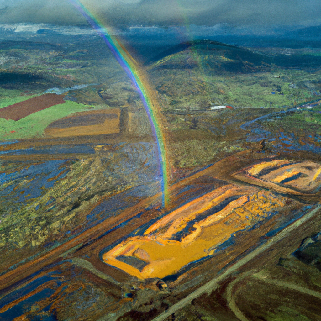 Eureka! After California’s Heavy Rains, Gold Seekers Are Giddy., aerial photo