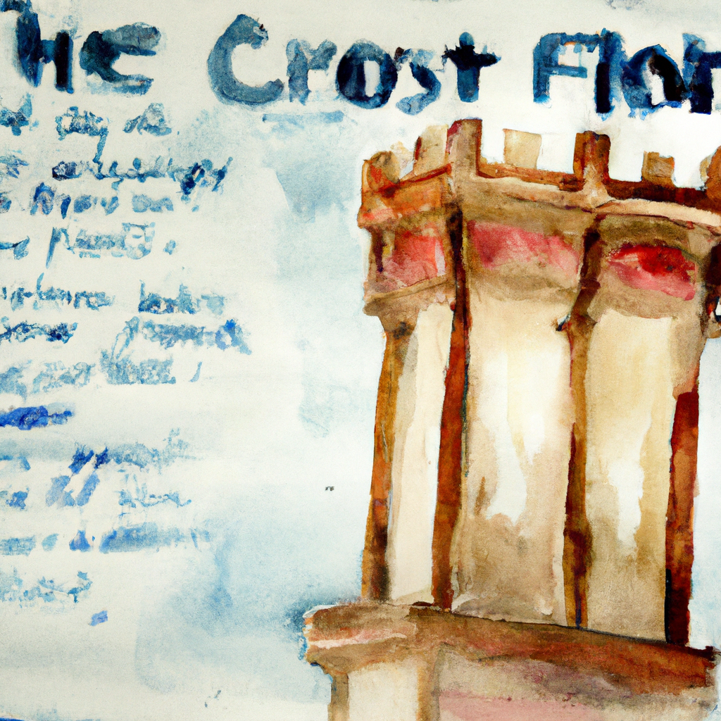 On Eve of Trial, Discovery of Carlson Texts Set Off Crisis Atop Fox, watercolor painting