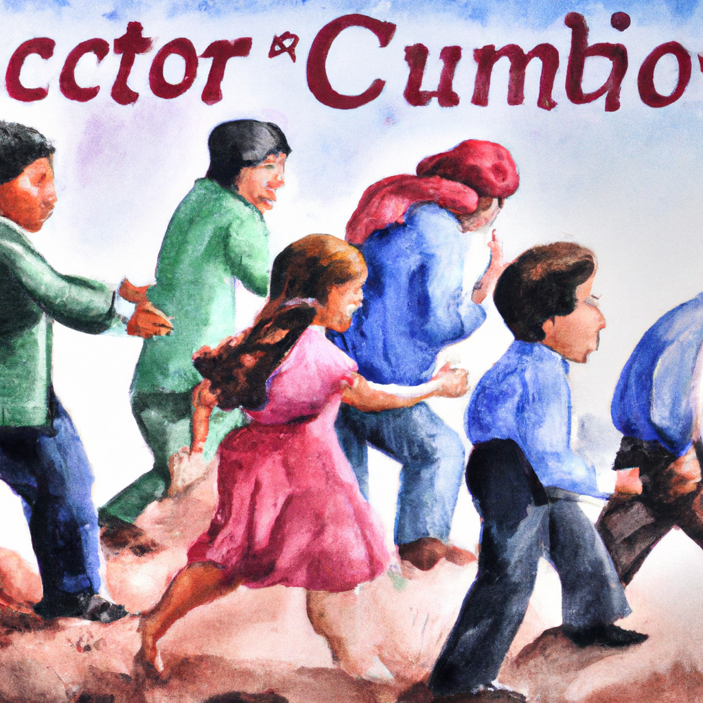 Migrant Child Labor Debate in Congress Becomes Mired in Immigration Fight, watercolor painting