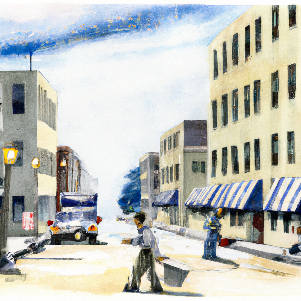 Coastal Cities Priced Out Low-Wage Workers. Now College Graduates Are Leaving, Too., watercolor painting