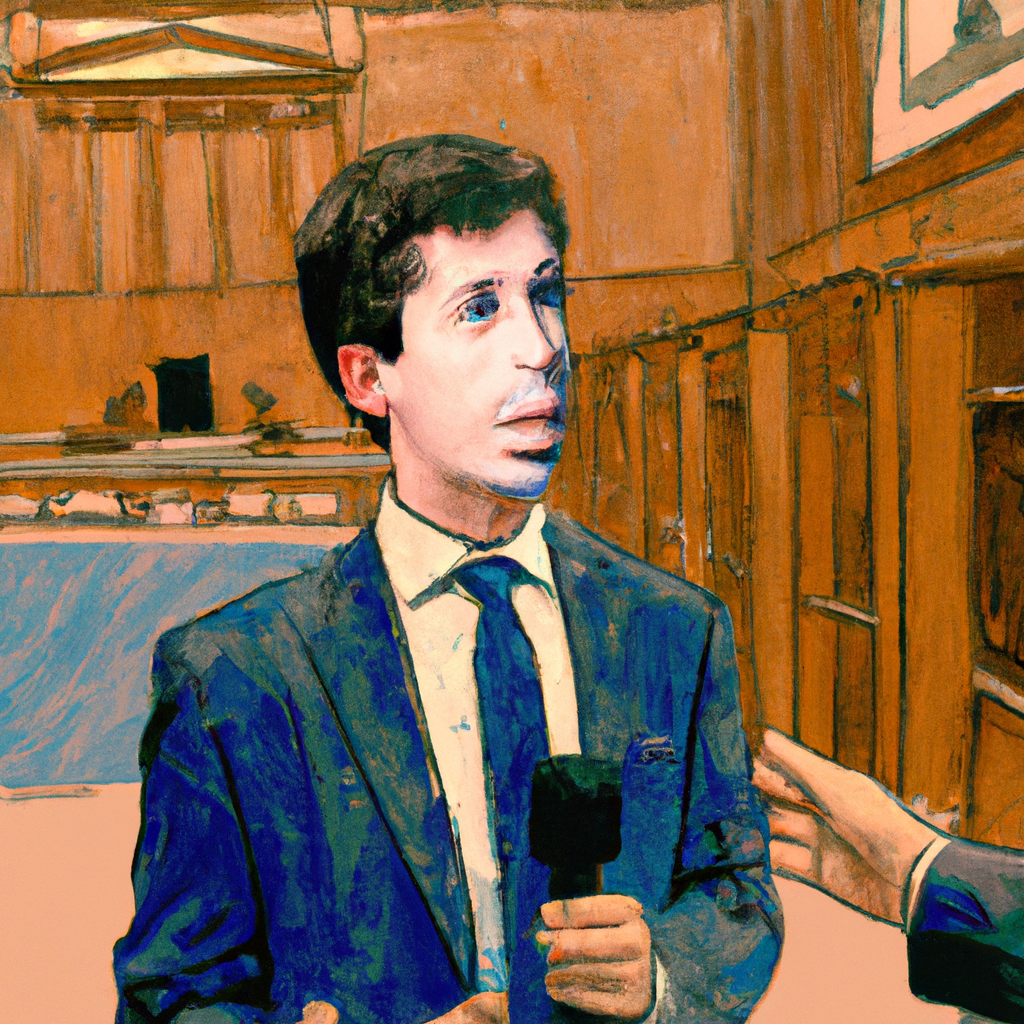 OpenAI’s Sam Altman Urges A.I. Regulation in Senate Hearing, artist’s rendition
