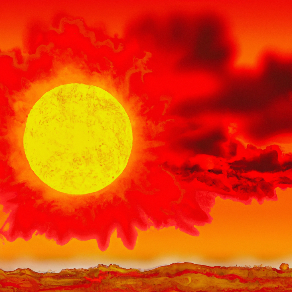 Heat Will Likely Soar to Record Levels in Next 5 Years, New Analysis Says, digital painting